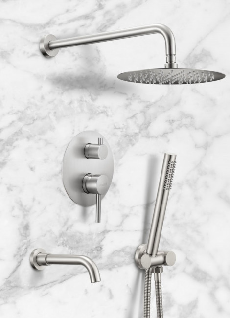 Душевая система Milacio Ultra MCU.150.SS встраиваемая нержавеющая сталь