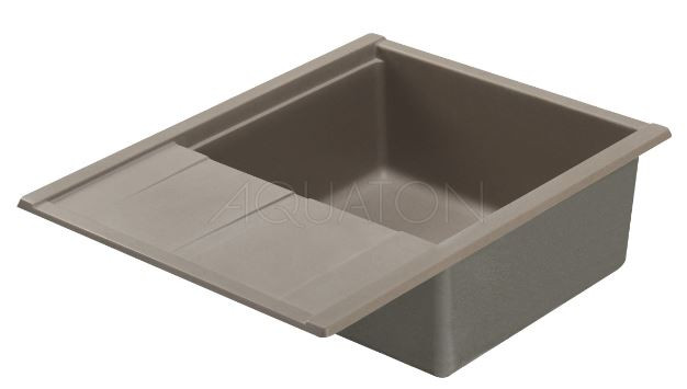 Мойка для кухни Акватон Делия 65 1A718632DE250 серый шелк