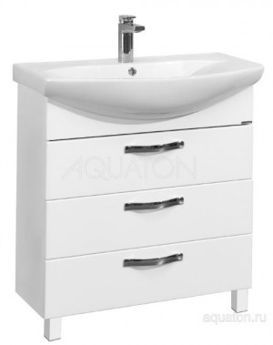 Тумба под раковину Акватон Ария 65 Н 1A123401AA010 белая