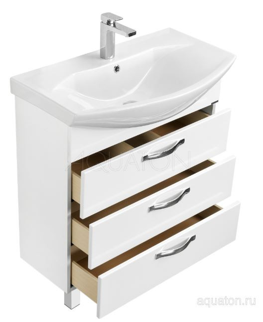 Тумба под раковину Акватон Ария 65 Н 1A123401AA010 белая