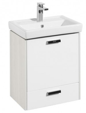 Тумба под раковину Акватон Йорк 55 М 1A170801YOAV0 белая ясень фабрик