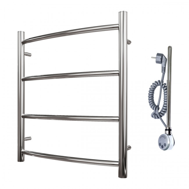 Полотенцесушитель электрический Point Афина PN04156E П4 500*600 левый/правый хром