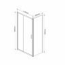 Душевой уголок Vincea Garda 110*90 VSR-1G9011CL прозрачное