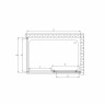 Душевой уголок Vincea Alpha 150*80 VSR-3AL8015MT текстурное