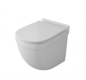 Унитаз подвесной OWL Eld Cirkel-H OWLT190101 безободковый с микролифтом