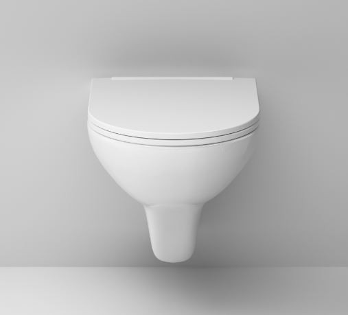 Унитаз подвесной Am.Pm Gem FlashClean C901700SC безободковый с микролифтом