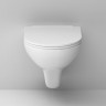 Унитаз подвесной Am.Pm Gem FlashClean C901700SC безободковый с микролифтом