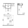 Раковина VitrA ArchiPlan 7400B003-0001