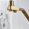 Смеситель Maretti Eleganza Gold ENG31RGF13 для кухни с подключением к фильтру золотой сатин