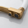 Смеситель Maretti Eleganza Gold ENG31RGF13 для кухни с подключением к фильтру золотой сатин