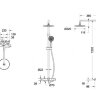 Душевая система Bravat Waterfall F639114C-A2-RUS