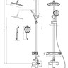 Душевая система Lemark Ortus LM11362C