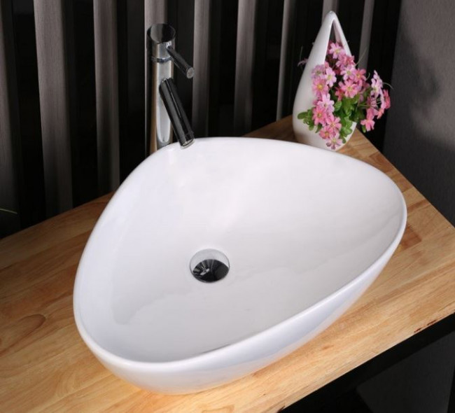 Раковина CeramaLux 7472B 59,5*39,5 накладная