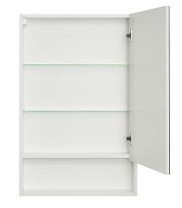 Зеркальный шкаф Акватон Сканди 55 1A252102SD010 белый матовый