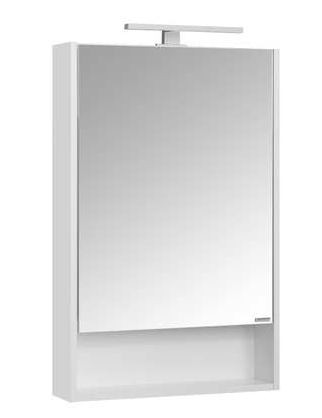 Зеркальный шкаф Акватон Сканди 55 1A252102SD010 белый матовый
