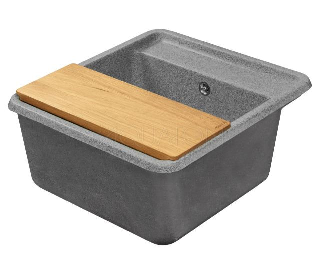 Мойка для кухни Акватон Беллис 57 1A724932BS230 серая