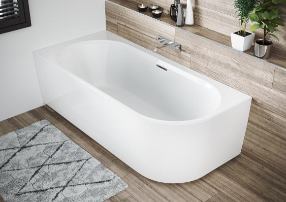 Ванна акриловая Riho Desire Corner Velvet 184*84 B087004105 с функцией Riho Sparkle и Riho Led правая