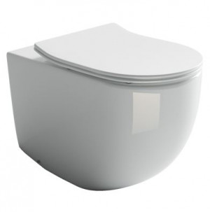 Унитаз приставной Ceramica Nova Metropol Rimless CN4004 безободковый с микролифтом