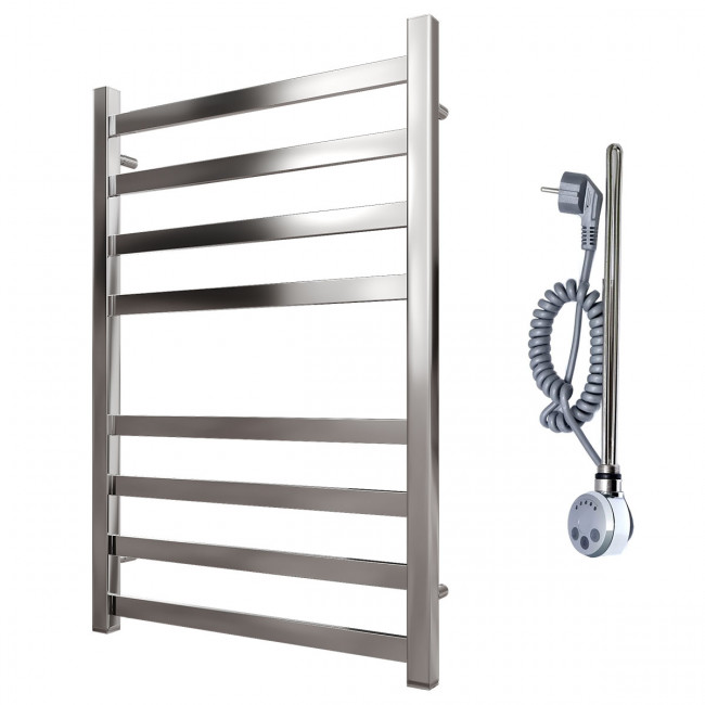 Полотенцесушитель электрический Point Меркурий PN83158E П8 500*800 левый/правый хром