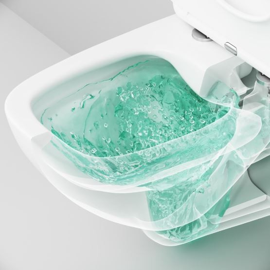 Унитаз подвесной Am.Pm X-Joy FlashClean C851701SC безободковый с микролифтом