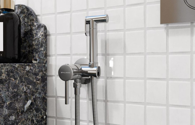 Комплект гигиенического душа Milacio Ultra MCU.850.SS нержавеющая сталь