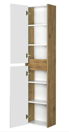 Полуколонна Акватон Сканди 1A255003SDZ90 белый дуб рустикальный