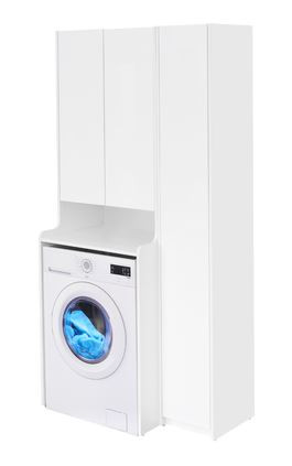 Шкаф-колонна Акватон Лондри 1A260603LH010 белый