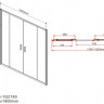 Душевая дверь Vincea Garda 180 VDS-1G2180CL прозрачное
