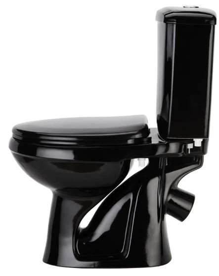 Унитаз-компакт Оскольская Керамика Элисса-Оптима Стандарт 43974110302 черный антивсплеск