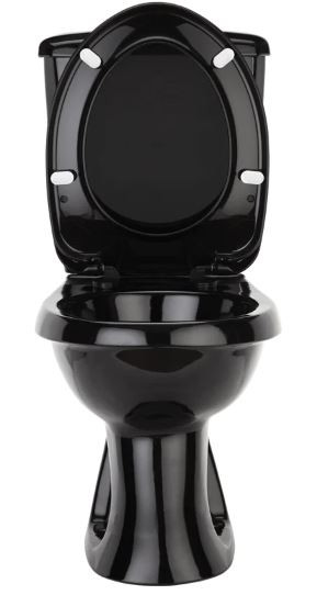 Унитаз-компакт Оскольская Керамика Элисса-Оптима Стандарт 43974110302 черный антивсплеск