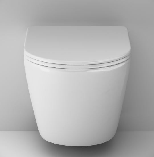 Унитаз подвесной Am.Pm Like AquaSpin C801900SC безободковый Торнадо с микролифтом