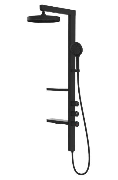 Душевая система Vincea Inspire VSFS-3I11MB черный матовый