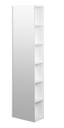Шкаф-колонна Акватон Сканди с зеркалом 1A253403SD010 белый матовый