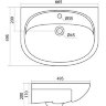 Раковина Santek Акваполо 65 1WH110162