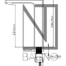 Смеситель NT Bagno NT1801НВ для раковины высокий