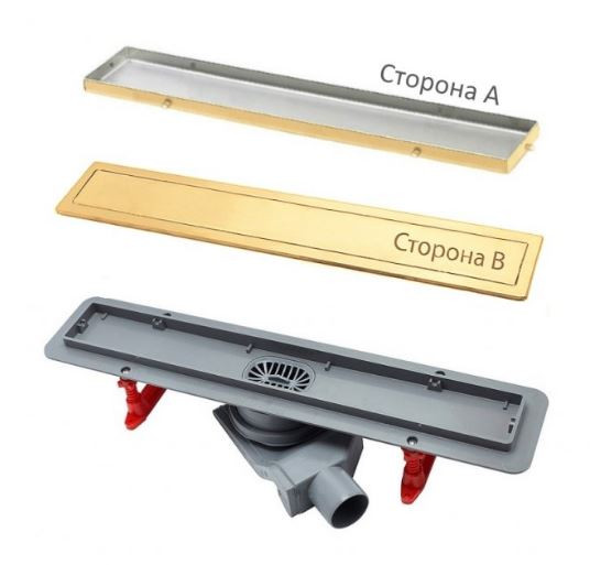 Душевой лоток Pestan Confluo Premium Line 550 13100052 Gold