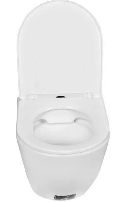 Унитаз подвесной Emmy EY-7005 безободковый с сиденьем микролифт