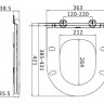 Сиденье для унитаза Am.Pm Spirit V2.0 C707857WH с микролифтом
