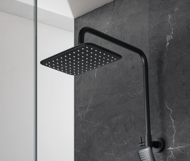 Душевая система Lemark Tropic LM7002BL черный матовый