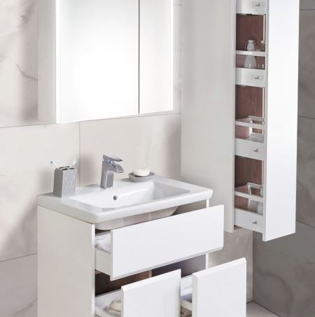 Тумба Roca UP 60 ZRU9303010 белый глянец без раковины