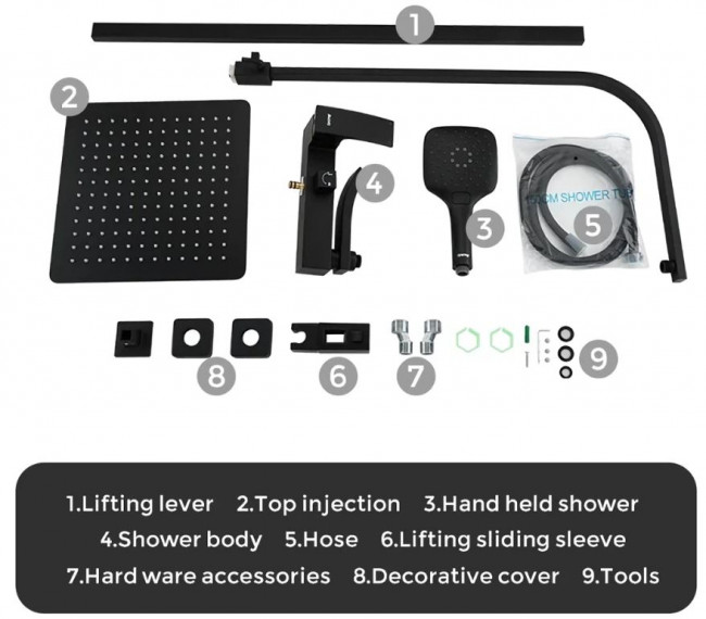 Душевая система Gappo G07-6 G2407-6