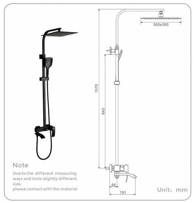 Душевая система Gappo G07-6 G2407-6