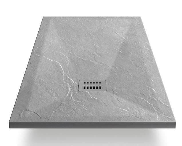 Поддон из искусственного камня Vincea VST-4SR9013G 130*90 серый
