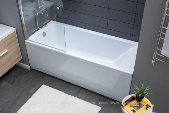 Ванна акриловая Aquanet Bright 175*70 с каркасом 00273795