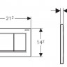 Клавиша смыва Geberit Omega 30 115.080.KH.1