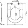 Сиденье для унитаза Am.Pm Spirit V2.0 C707858WH с микролифтом
