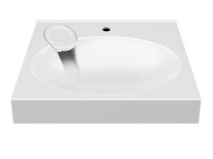 Раковина Paola Liguria 500 над стиральной машиной