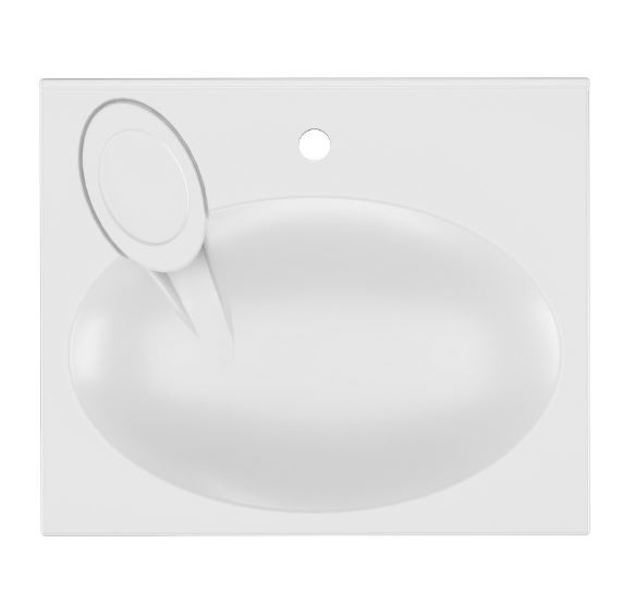 Раковина Paola Liguria 500 над стиральной машиной