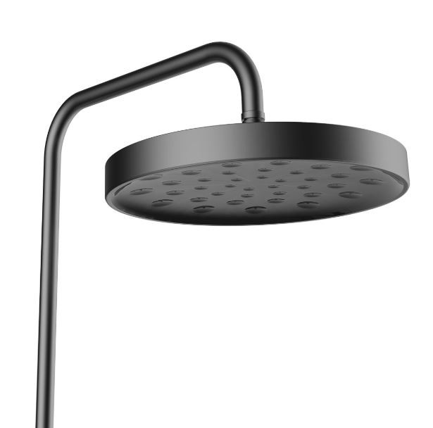 Душевая система Vincea Inspire VSFS-3I12TGM термостат вороненая сталь