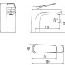Смеситель Lemark Bronx LM3706BL для раковины черный матовый
